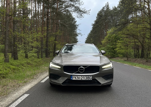 Volvo V60 cena 99900 przebieg: 126000, rok produkcji 2019 z Konin małe 191